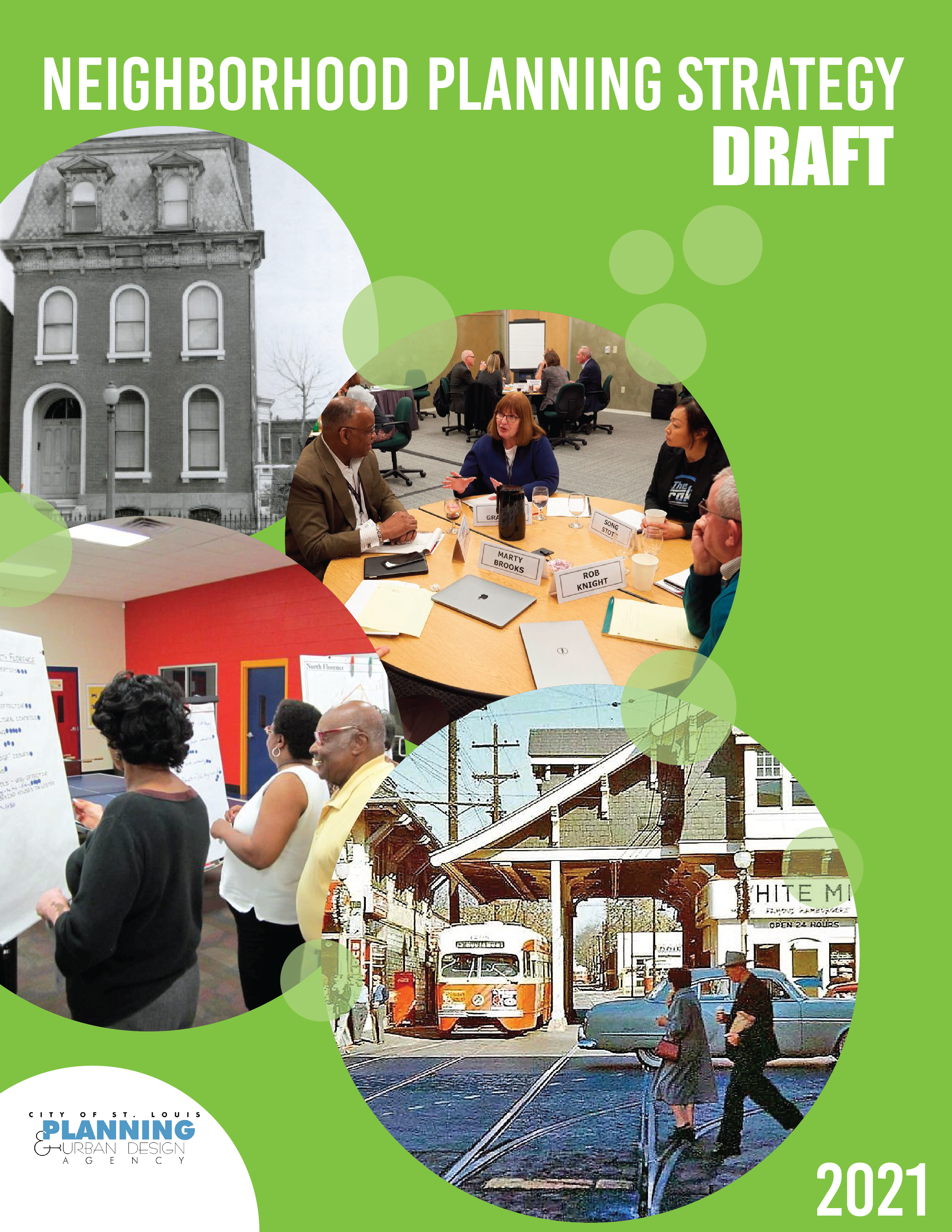 Draft Neighborhood Planning Strategy Cover 2021