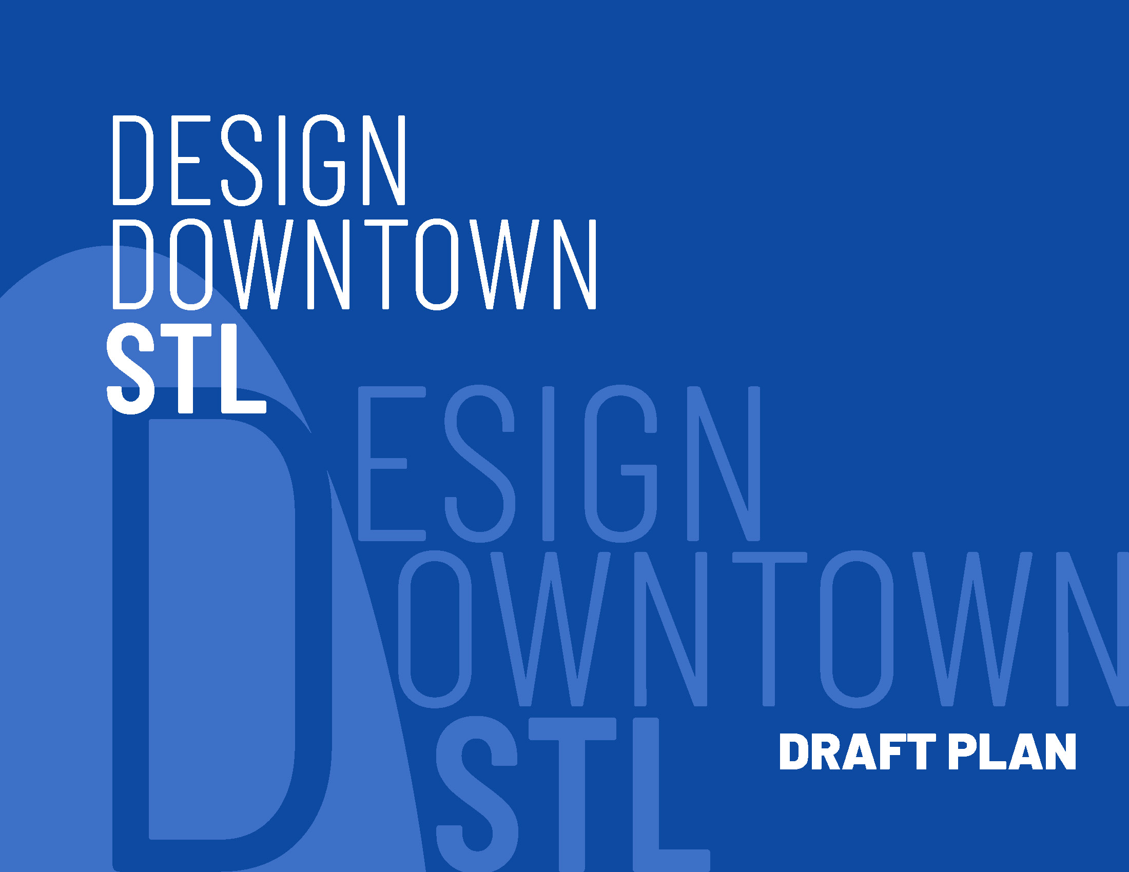 cover of Design Downtown STL Draft Plan
