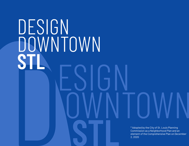 Design DowntownSTL Adopted Plan Cover