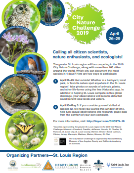 2019 Nature Challenge Cover Page