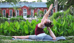 Yoga in Tower Grove Park