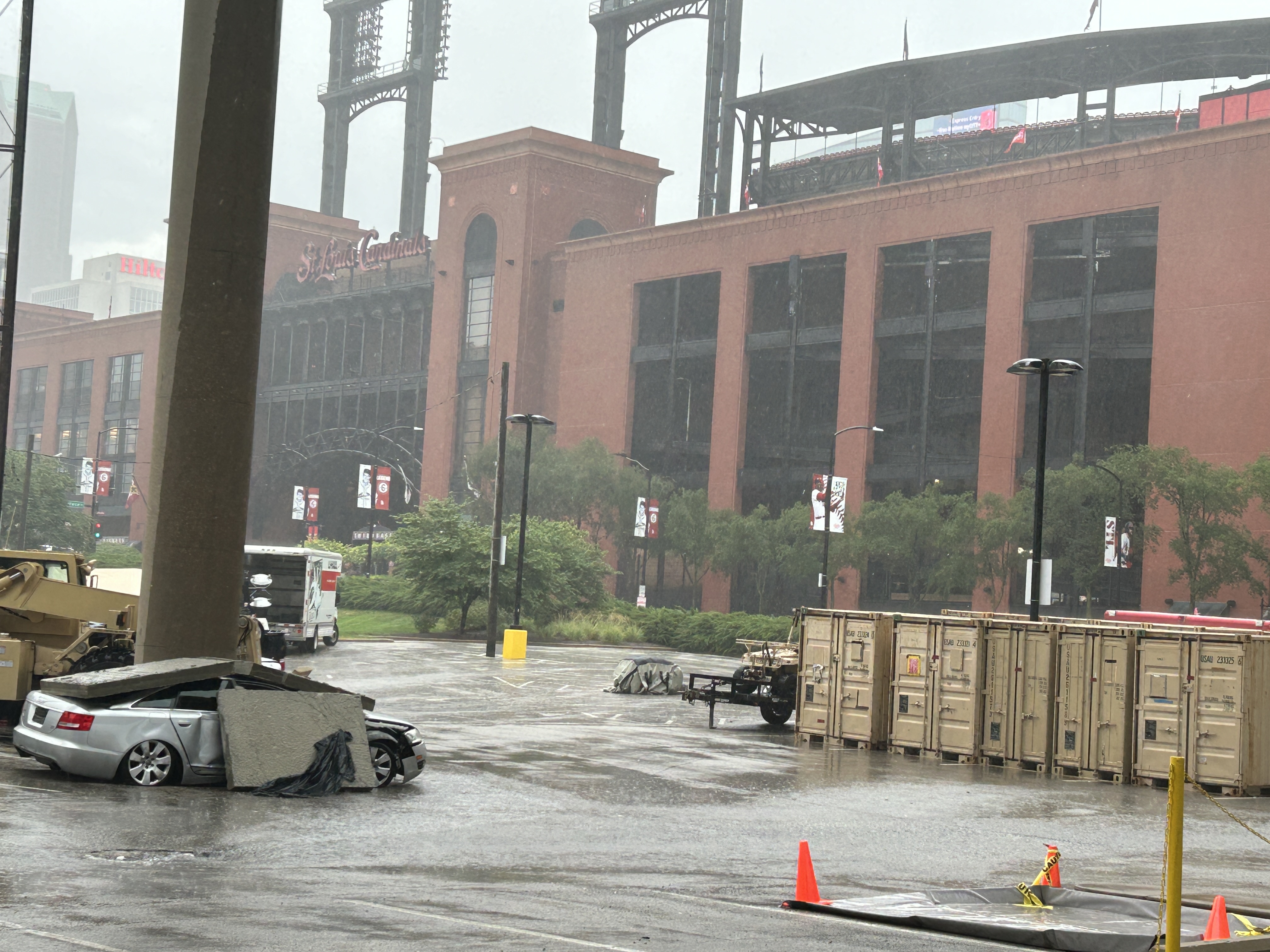 Weather impacted exercise activities during Day Two, bringing many activities to a halt