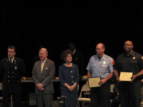 Lifesaving Award to Capt. Jim Dietrich and Firefighter Chris Dandridge