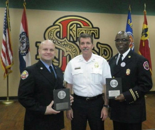 ... Fire Captain Larry Conley on receiving Liberty Mutual Firemark Awards