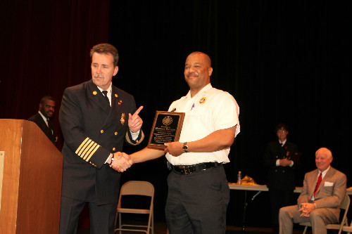 Lifesaving Award to Capt. Derrick Phillips for his work on the Smoke Detectors Save Lives campaign.