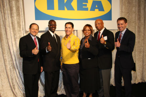 IKEA groundbreaking thumbs up