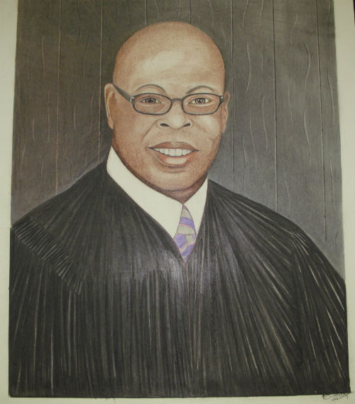Artistic rendering of Judge Jimmie Edwards