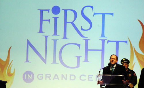 Mayor Slay at First Night - Extreme '14