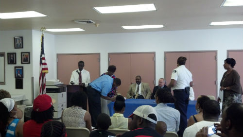 Signing the oath