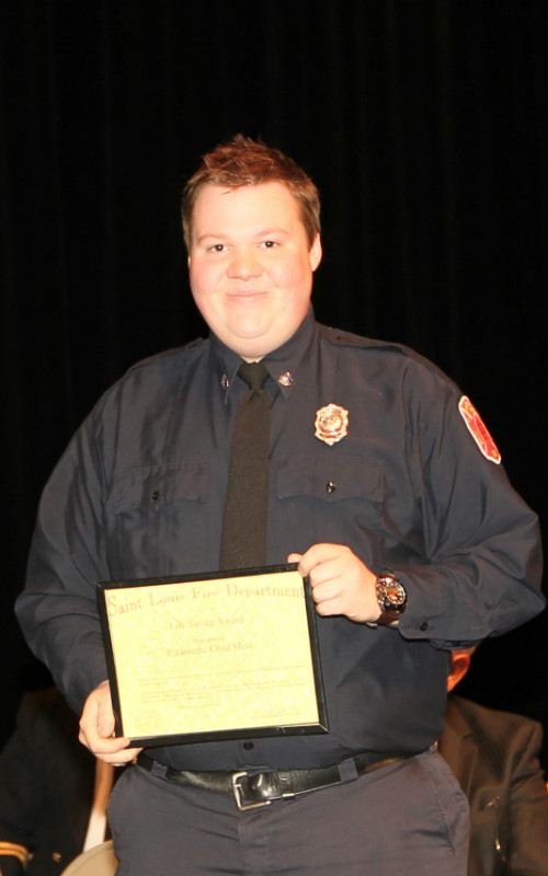 Lifesaving Award to Paramedic Chad Metz