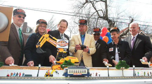 Loop Trolley groundbreaking ceremony March 12, 2015.