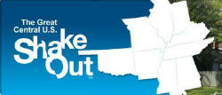 Great Central U.S. ShakeOut logo