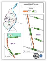 Location of the Hodiamont Avenue Cycle Track Project