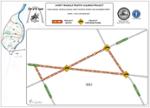 Location of the Ivory Triangle Traffic Calming Project