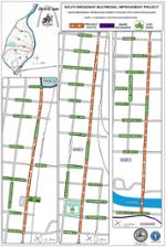 Location of the South Broadway Multimodal Improvement Project