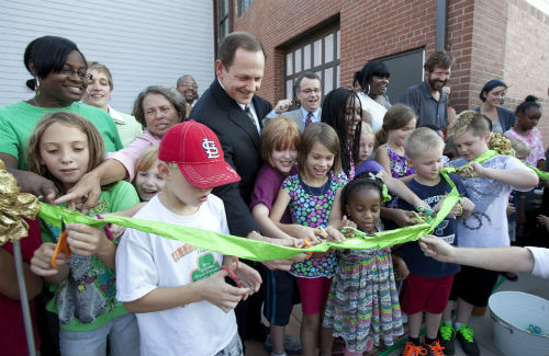 City Garden School ribbon cutting Aug. 23, 2012