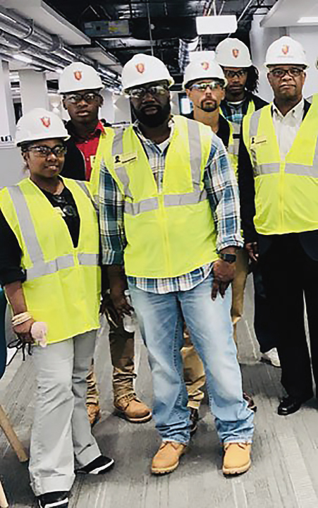 Compass Rose participants visit PARIC Construction Site at Enterprise Center