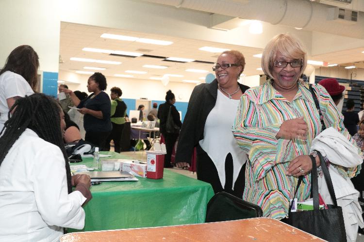Resource Fair-goers.
