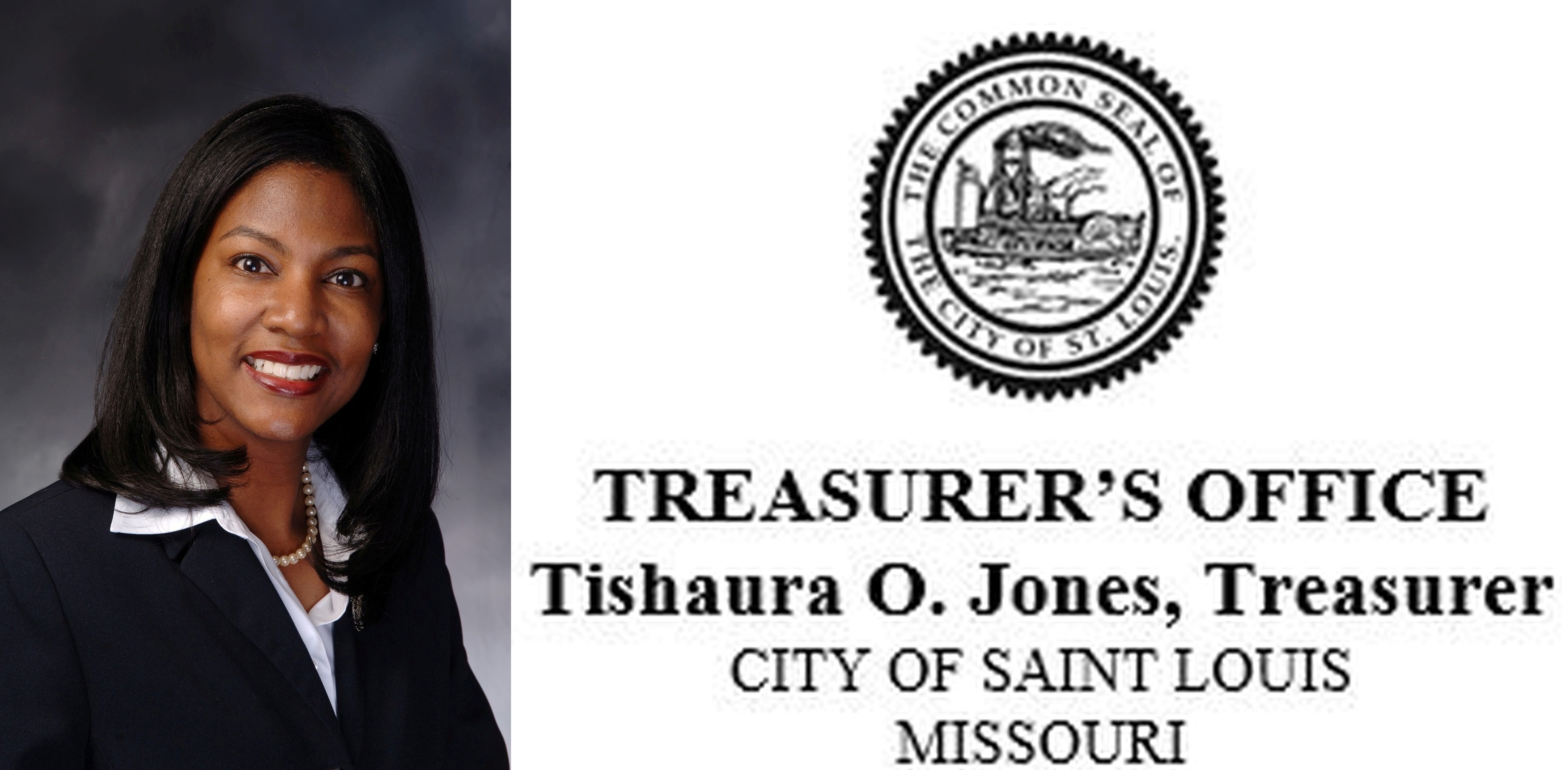 Photo and Logo of Treasurer