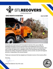 City employees work to clear debris