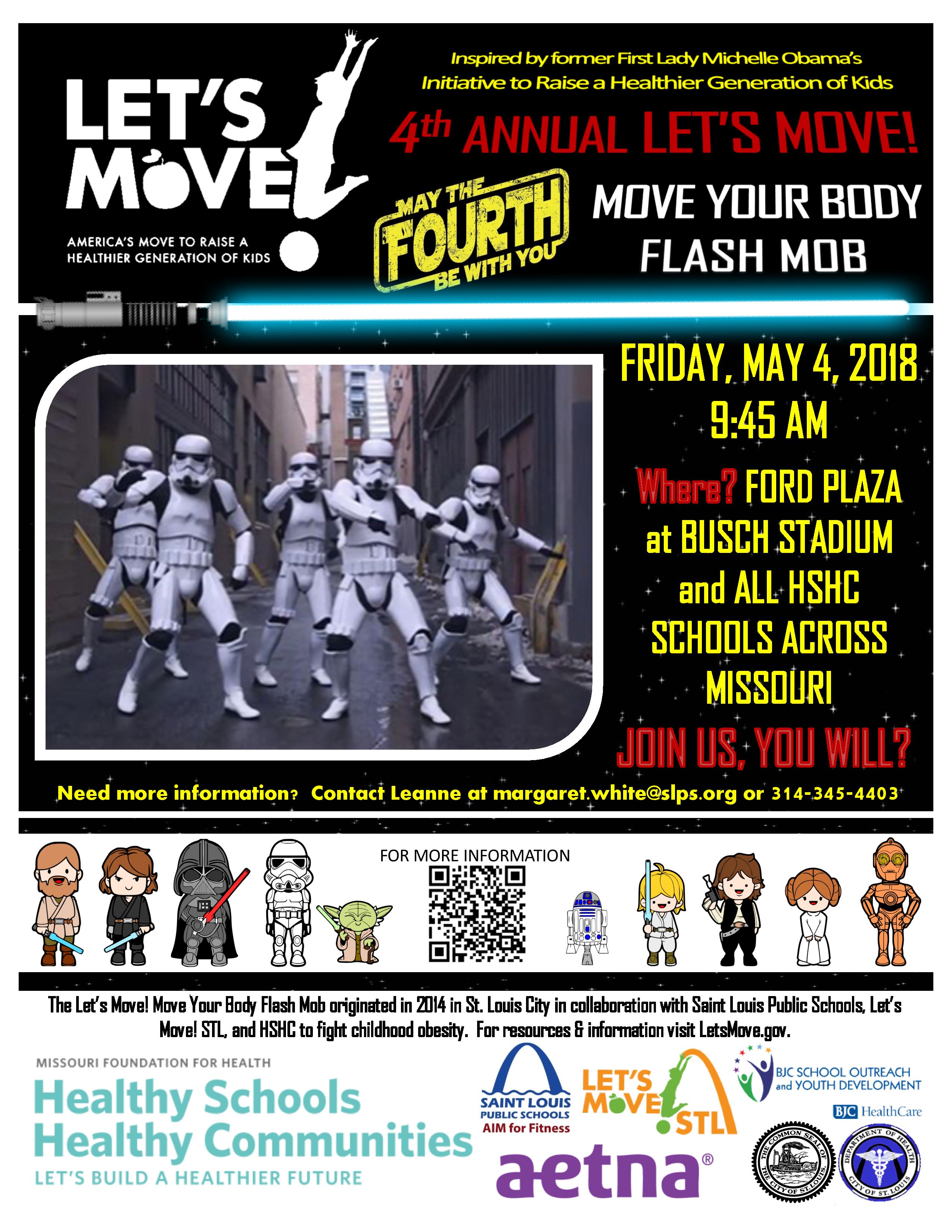 Flier - 2018 Let's Move STL Flash Mob