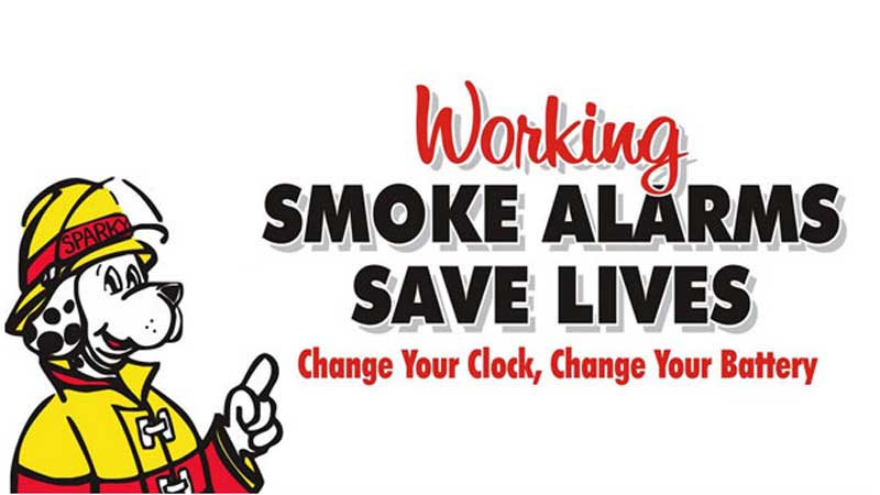 Check your smoke/CO detector batteries when you set your clocks back