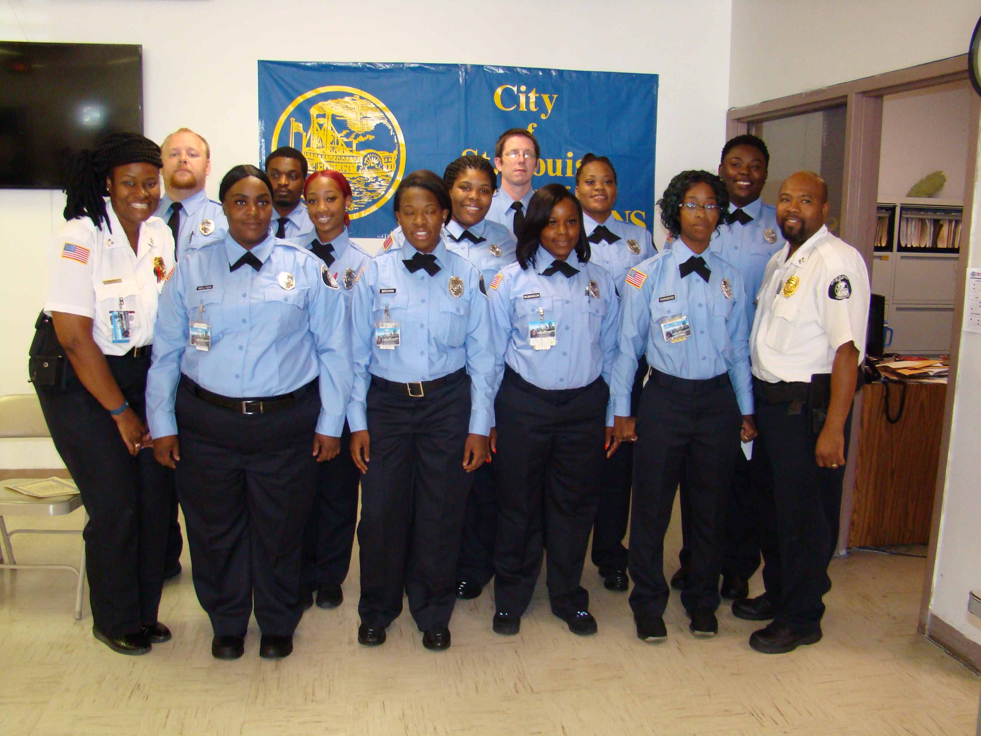 Latest class of Correctional Officers who have successfully completed their training.
