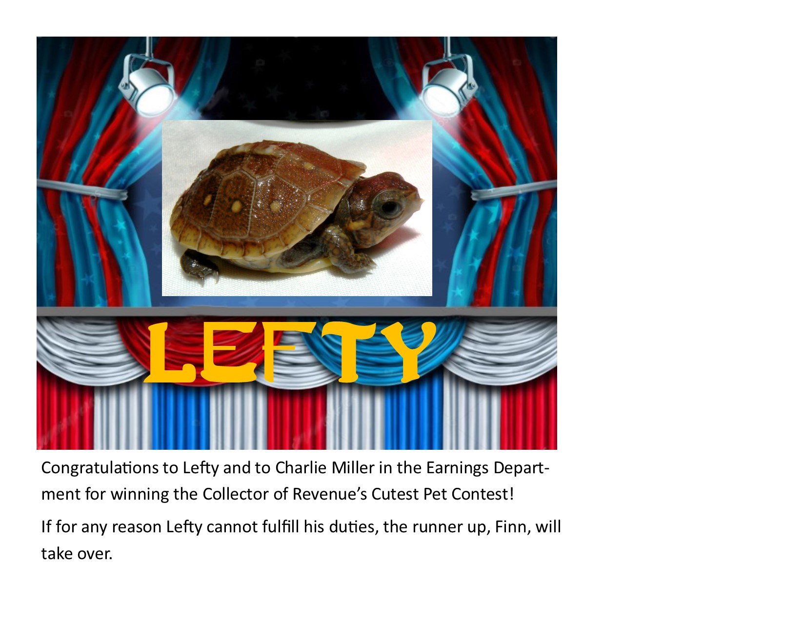 Lefty the Turtle