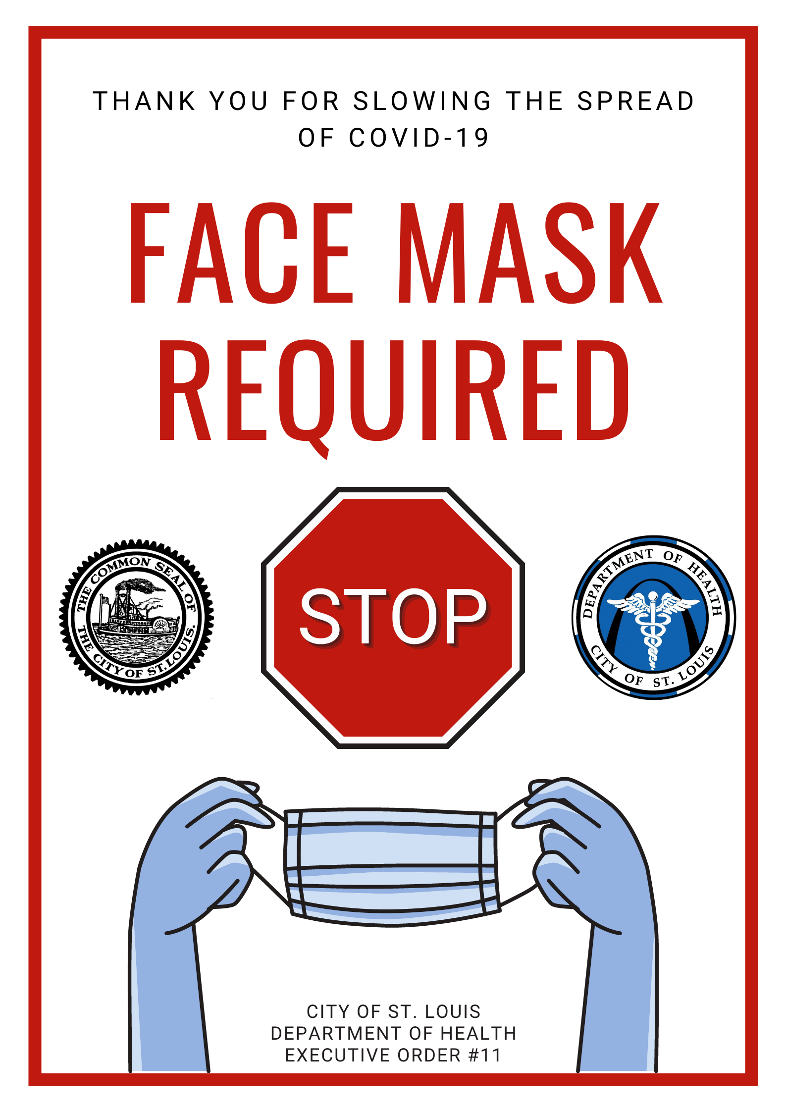 Face Mask Required Exec Order 11