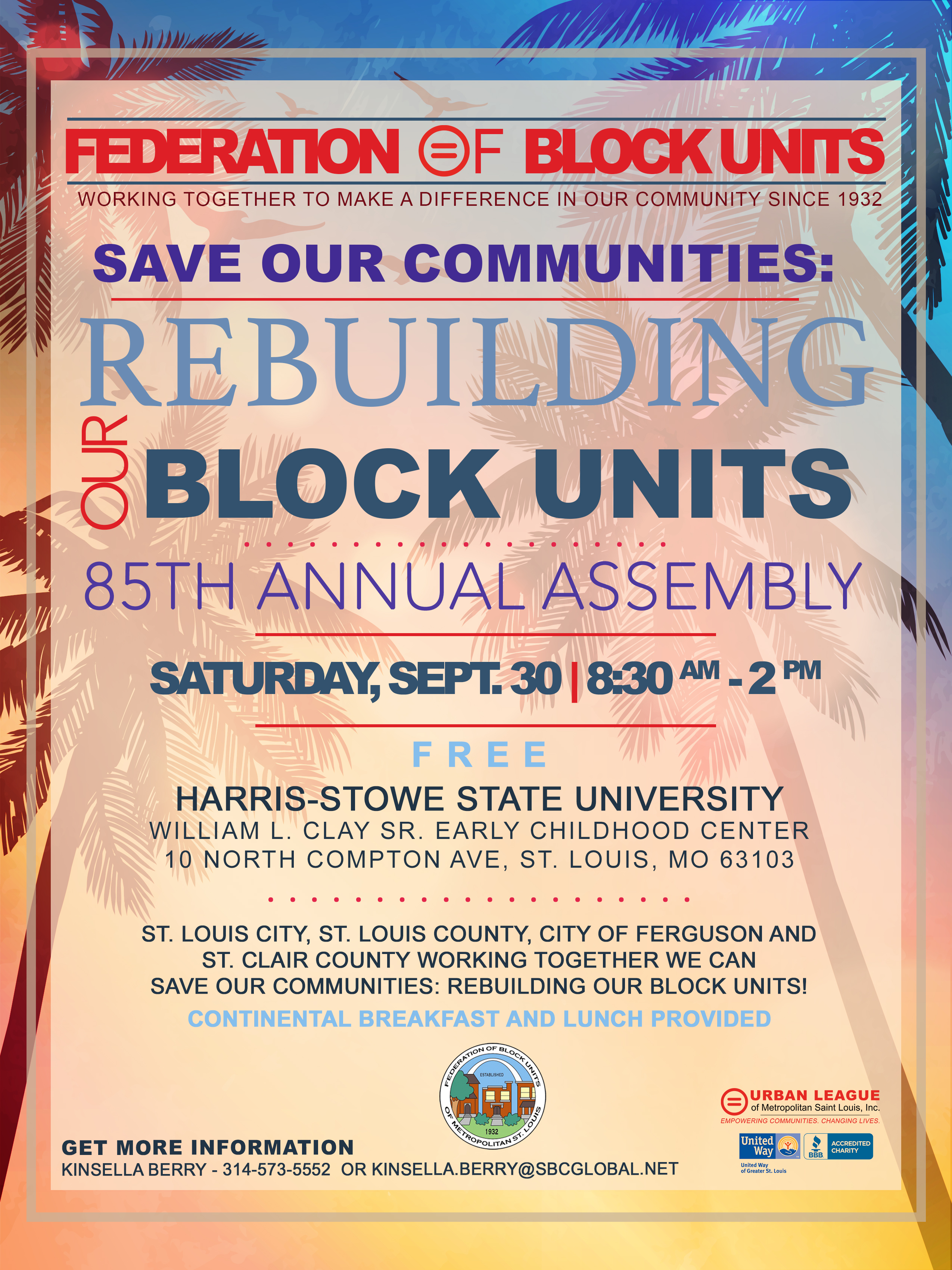 Federation of Block Units 85th Annual Assembly