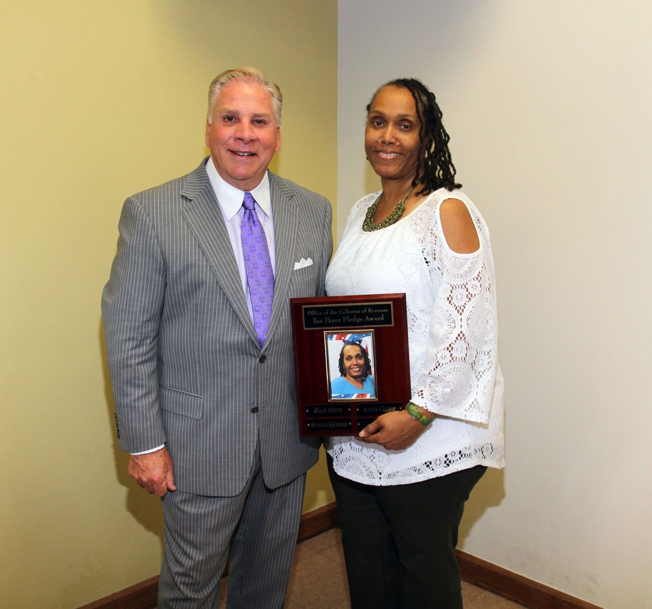 Collector of Revenue Gregory F.X. Daly and Anita Ozier