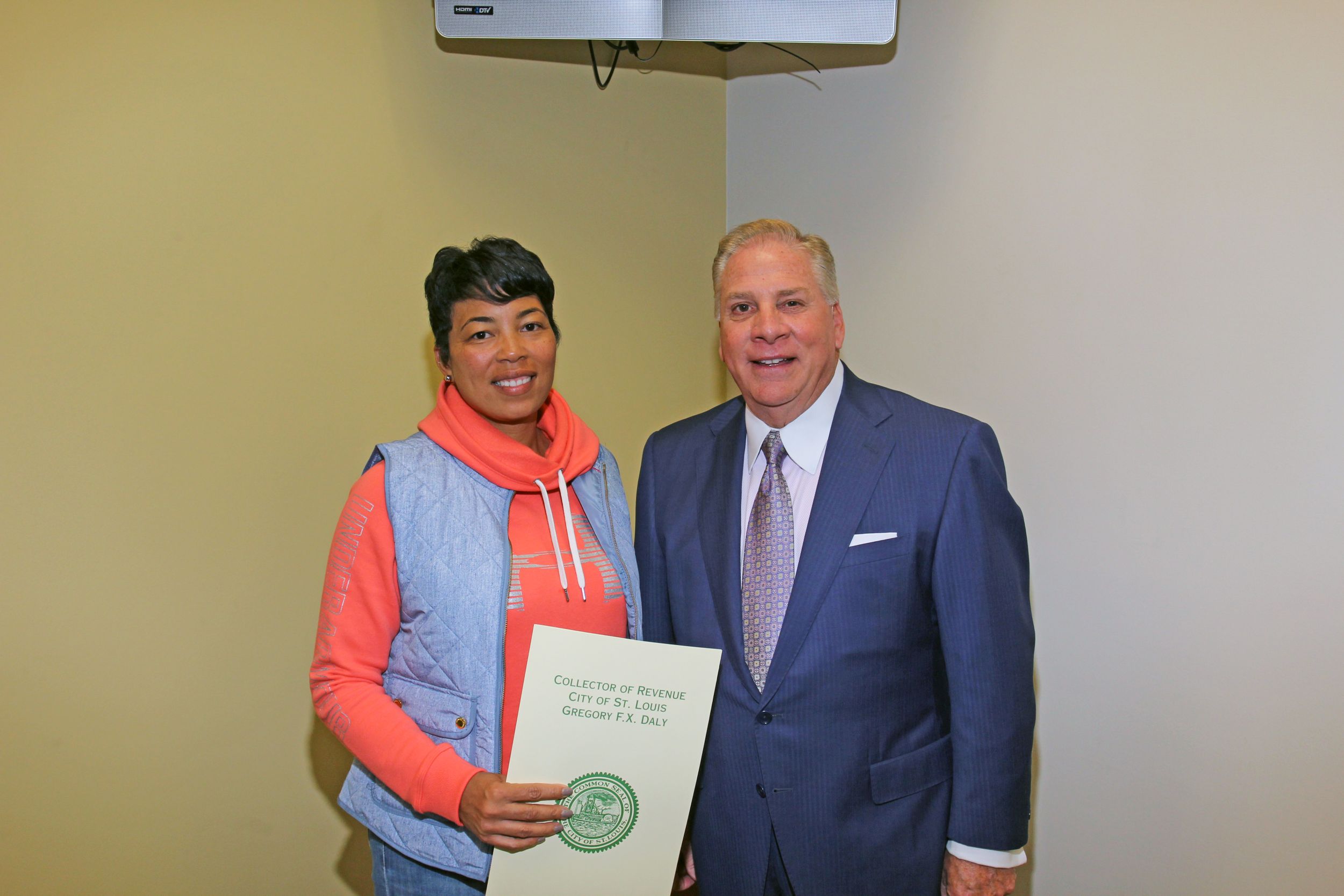 Jasmine Turnage celebrates 10 years of service with the City of St. Louis
