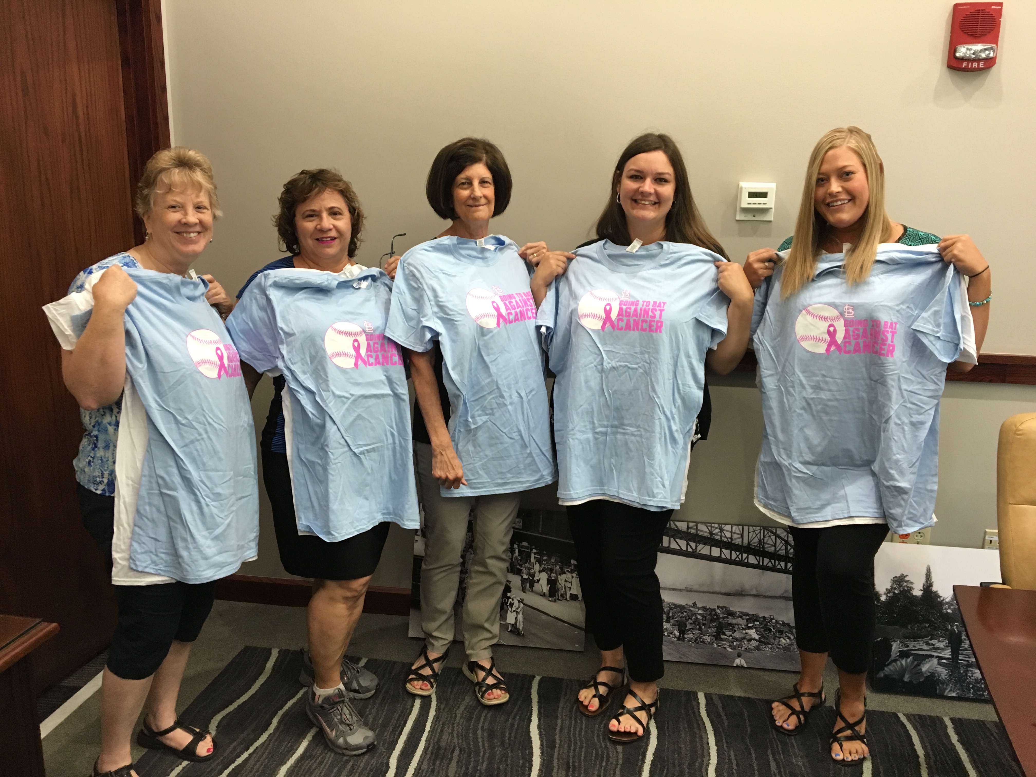 Collector of Revenue employees are ready for the 2018 St. Louis Komen Race for the Cure