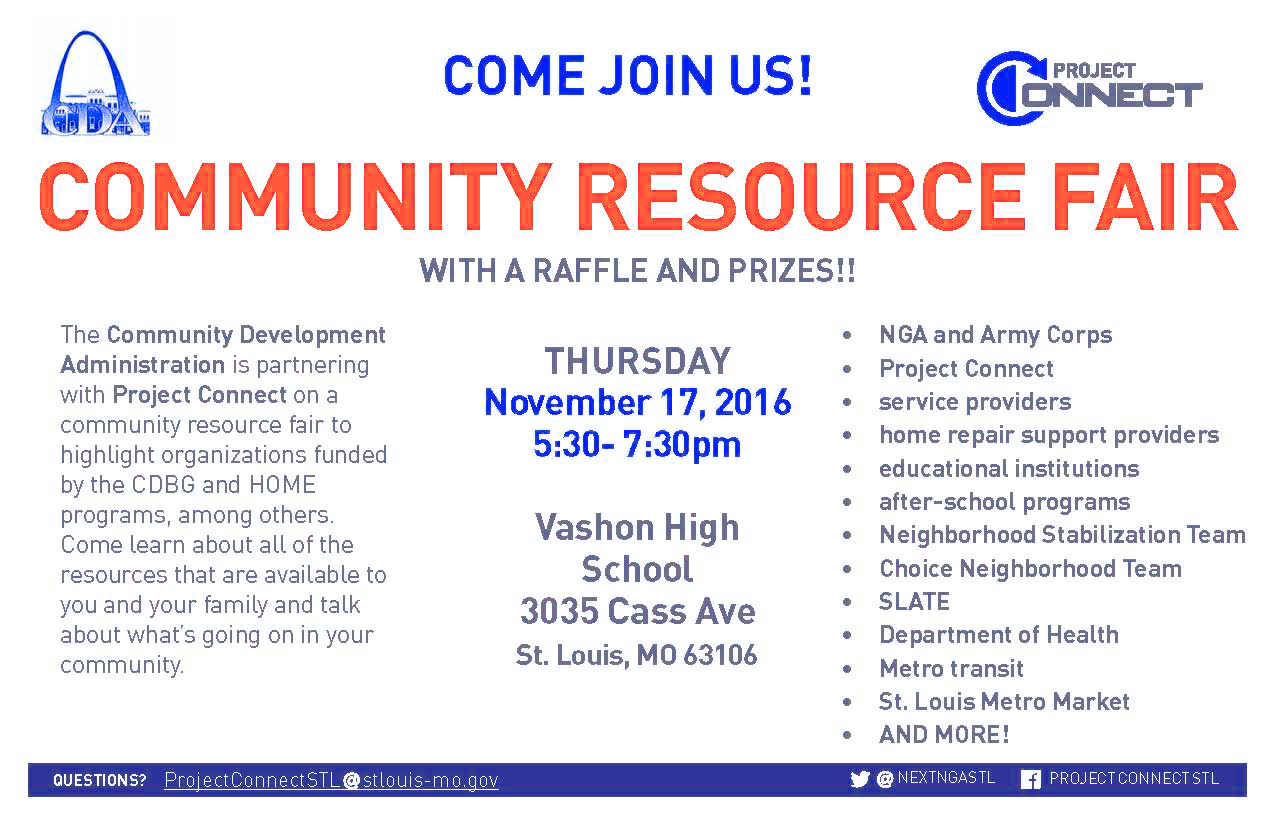 Resource Fair Announcement