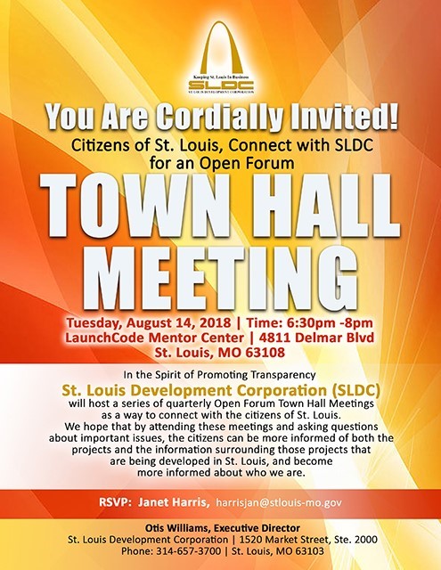 Town Hall Meeting Flyer