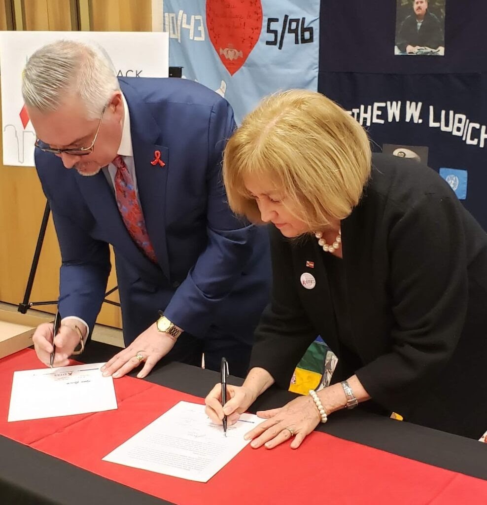 Photo of the FTC Declaration Signing