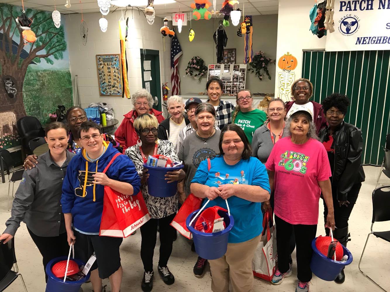 Group photo of 2017 Patch Neighborhood cooking class