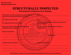 Red - Severe Structural Damage
