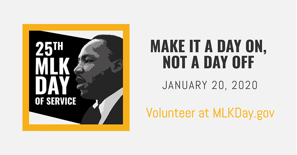MLK Day of Service Banner MLK Day of Service Banner