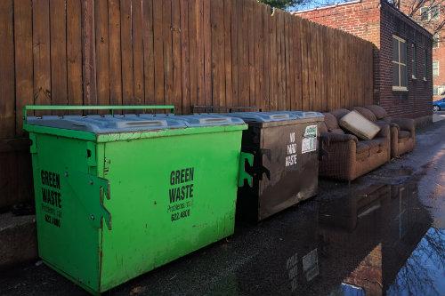 Alley Dumpsters