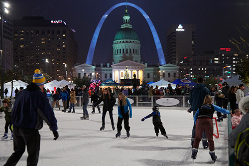 Ice Skating at Winterfest