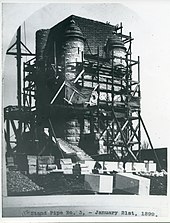 Compton Hill Water Tower under construction circa 1898