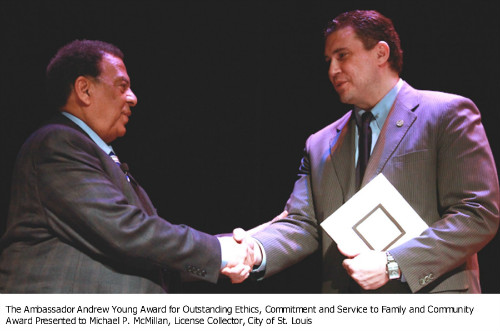 Ambassador Andrew Young and Michael McMillan