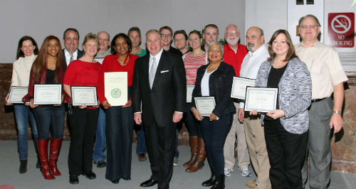 Group photo from Collector of Revenue Awards Ceremony