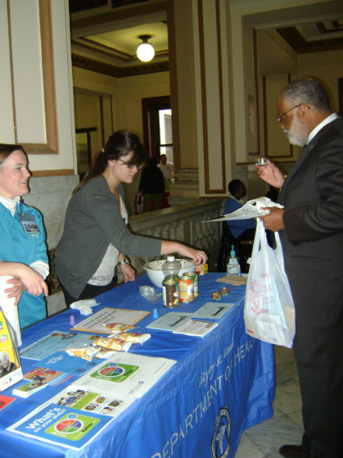 Scene from the 2011 City Health Fair 