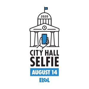 Logo for the fifth annual City Hall Selfie Day celebration