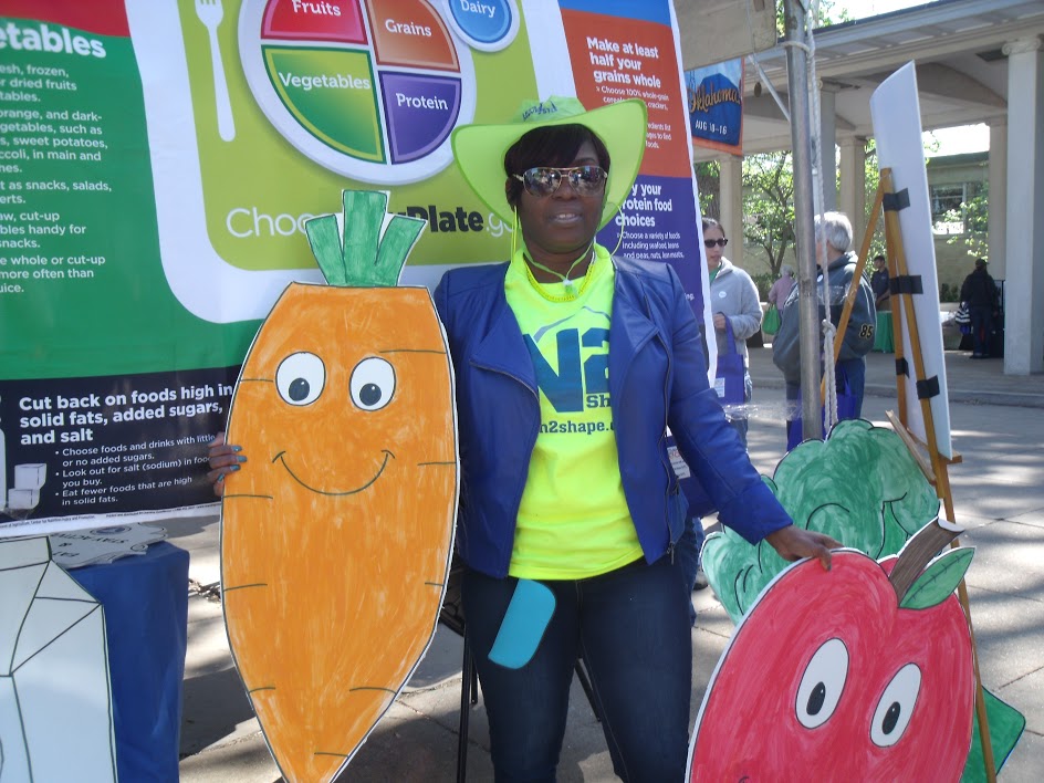 Earth Day Celebration 2015 Health Department employee Lorise Thornton