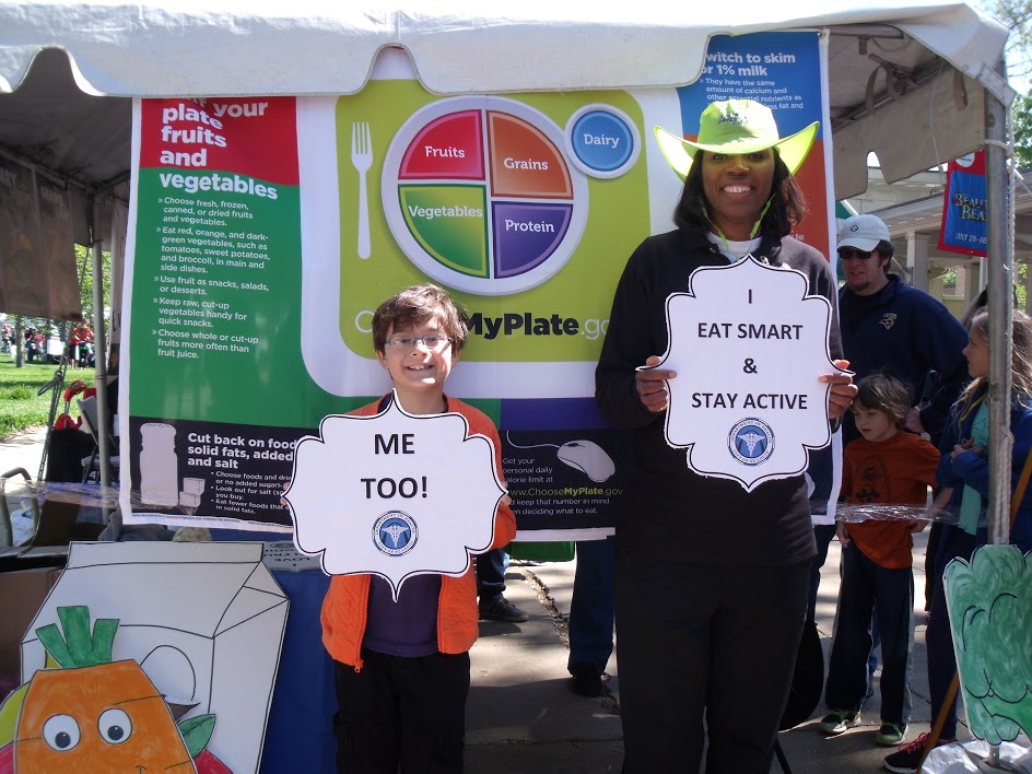 Earth Day Celebration 2015 Health Department employee Shontae Fluelen-Hays