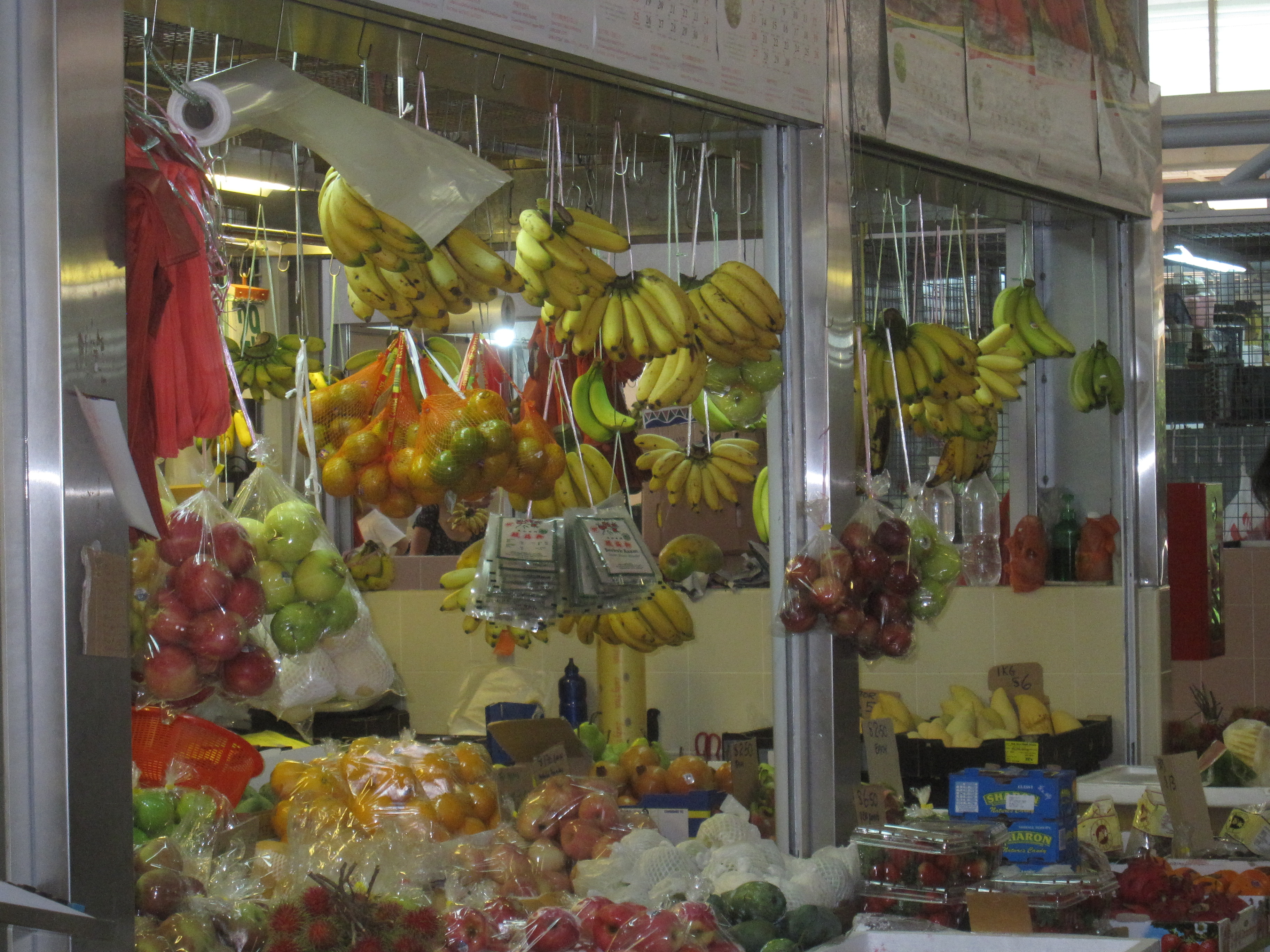 Singapore fruit stands