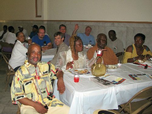 Leonard Harrison with family & co-workers